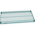 Nexel 72W x 12D Poly-Green, Epoxy Wire Shelf S1272GZ